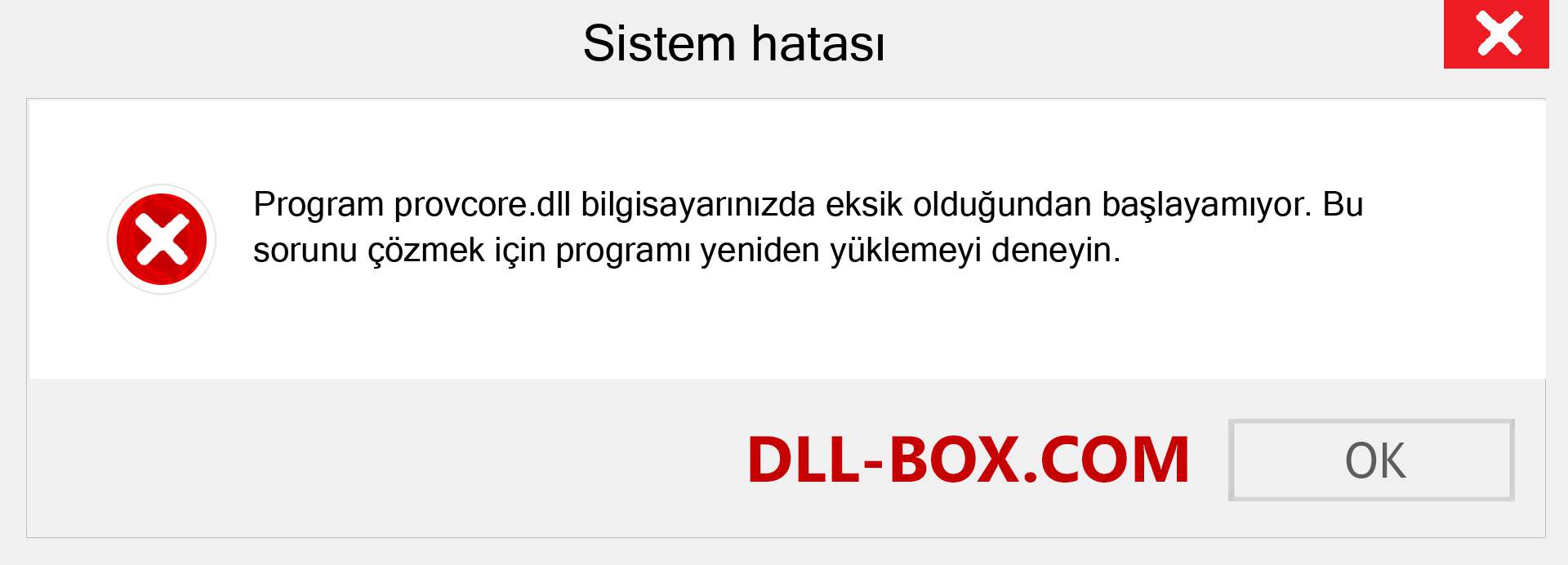 provcore.dll dosyası eksik mi? Windows 7, 8, 10 için İndirin - Windows'ta provcore dll Eksik Hatasını Düzeltin, fotoğraflar, resimler